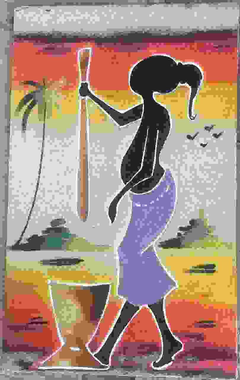 Table Sand Female Pilant 48x30cm