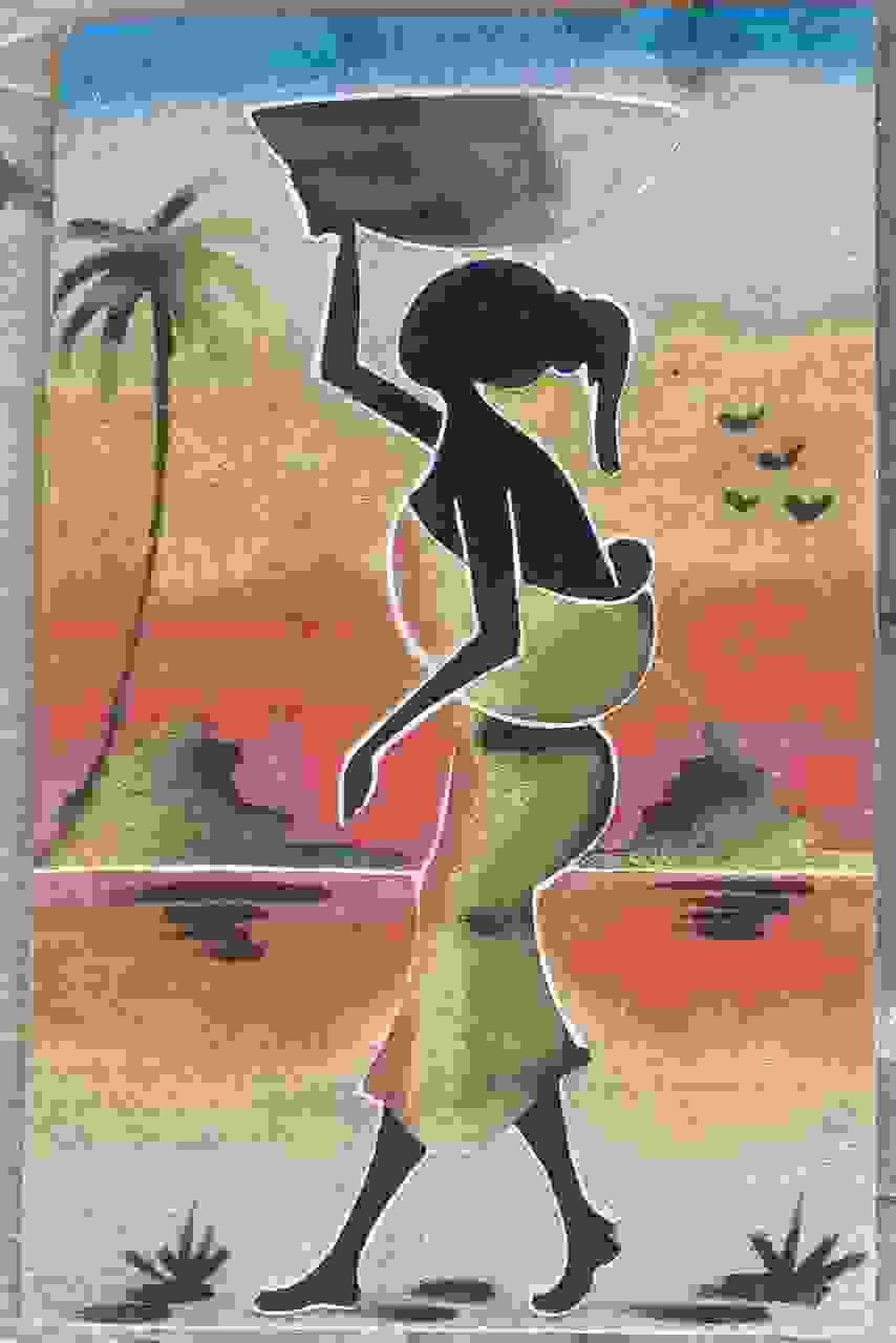 Table Women's Sand Calabash 48x30cm