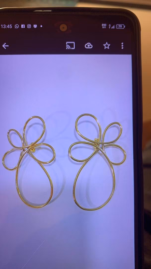 Boucles d'Oreilles Artisanales — vue 2