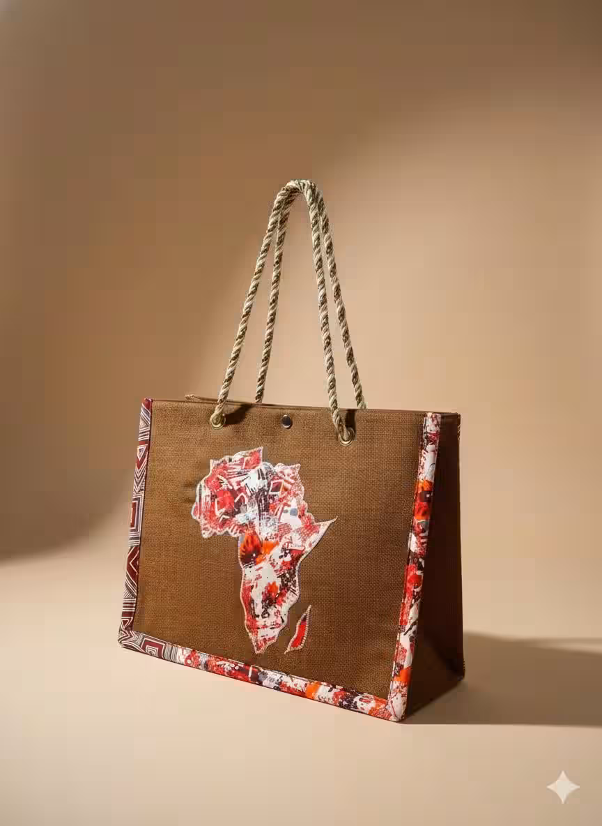 Ensemble Sac en Tissu avec Coussin