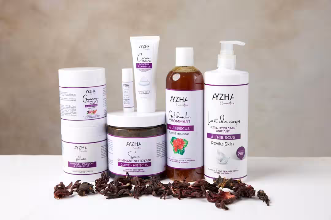Gamme Complete Soin du Corps a l'Hibiscus