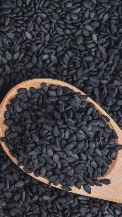 Black cumin seeds (Nigella sativa) — vue 2