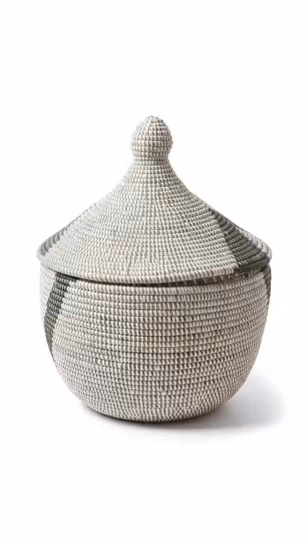 Grand Panier Ronier en Paille - Rangement XXL — vue 2