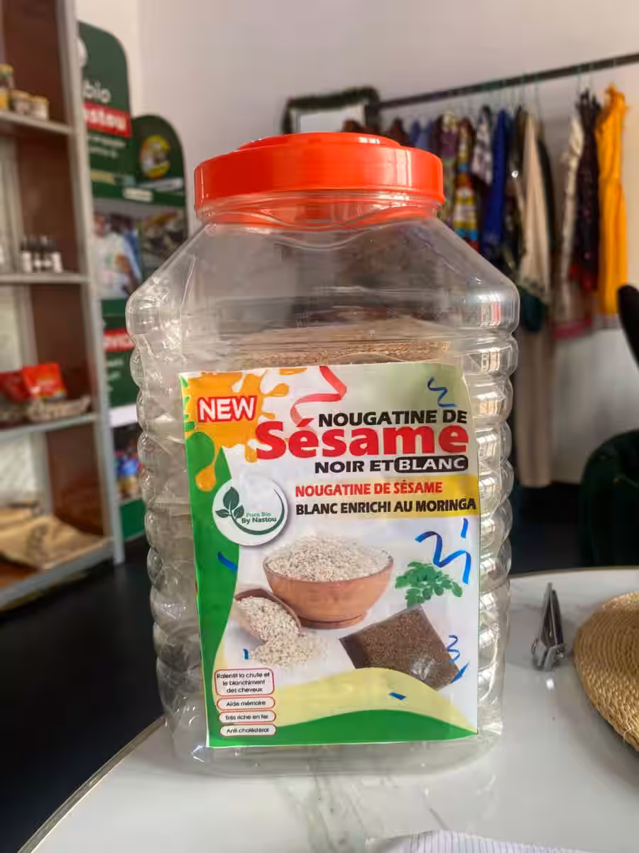 Nougatine au Sesame Noir et Blanc, artisanale — vue 2