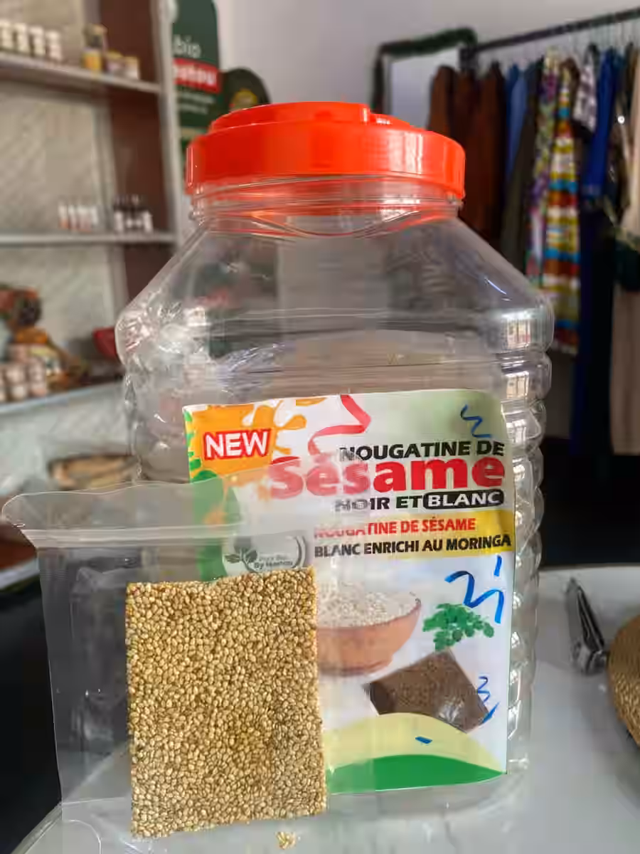 Nougatine au Sesame Noir et Blanc, artisanale — vue 3