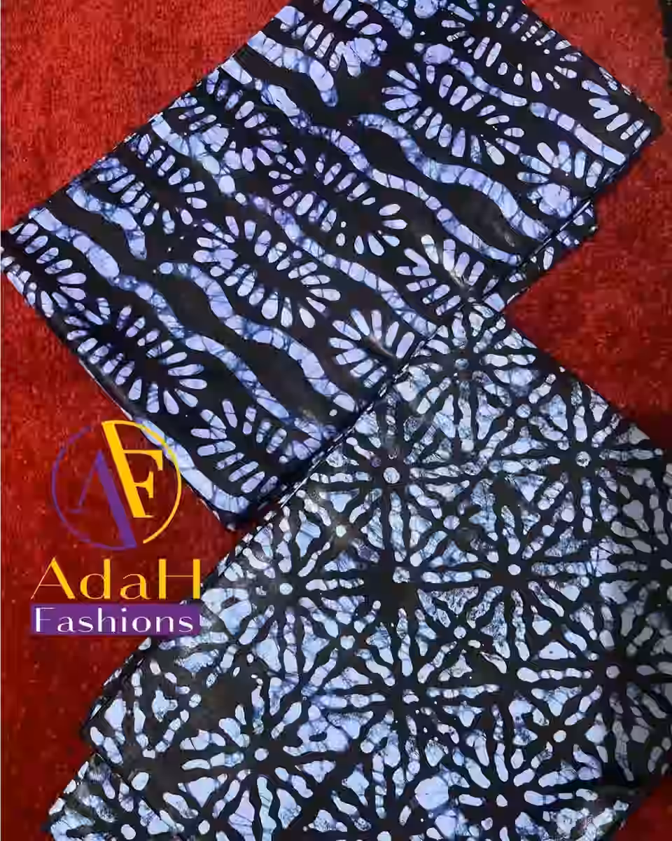Pagne Bazin Gara Guezner Artisanally Dyed — vue 2