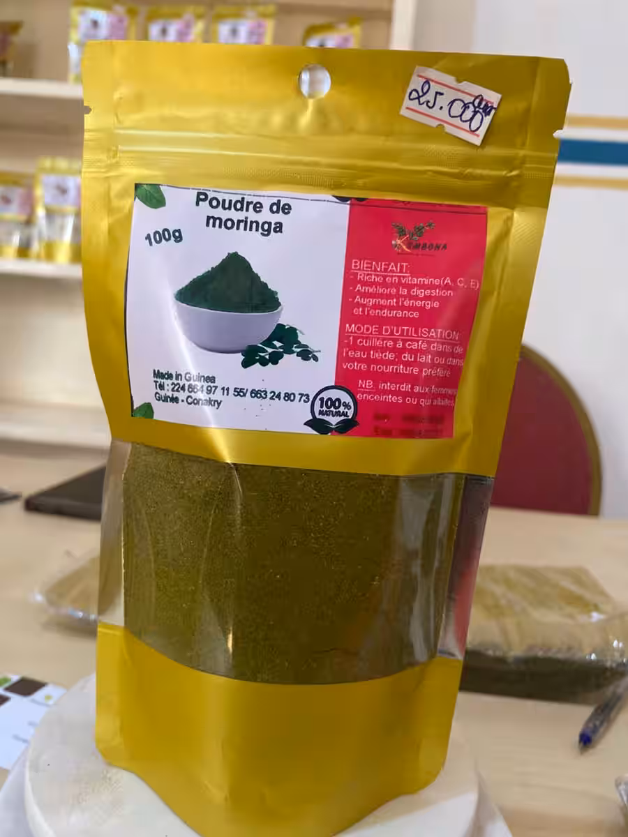 Poudre de moringa 100% naturelle 97g — vue 2