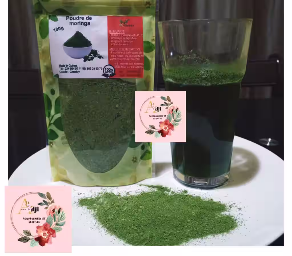Poudre de moringa 100% naturelle 97g — vue 3