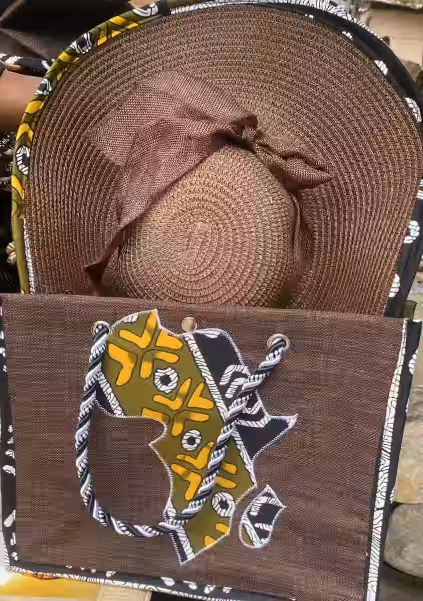 Sac Chapeau Borde en Wax — vue 2