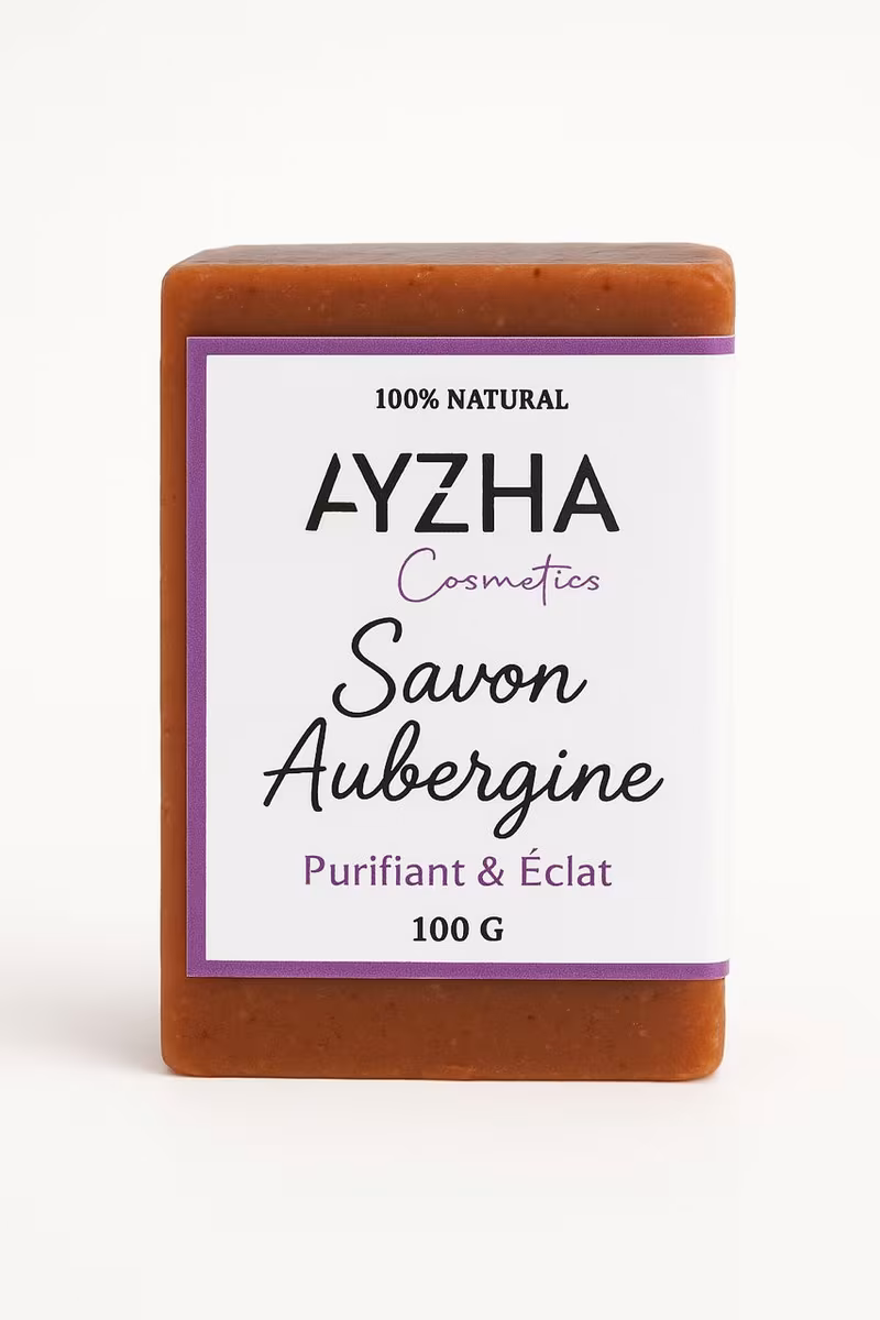 Savon Visage a l'Aubergine