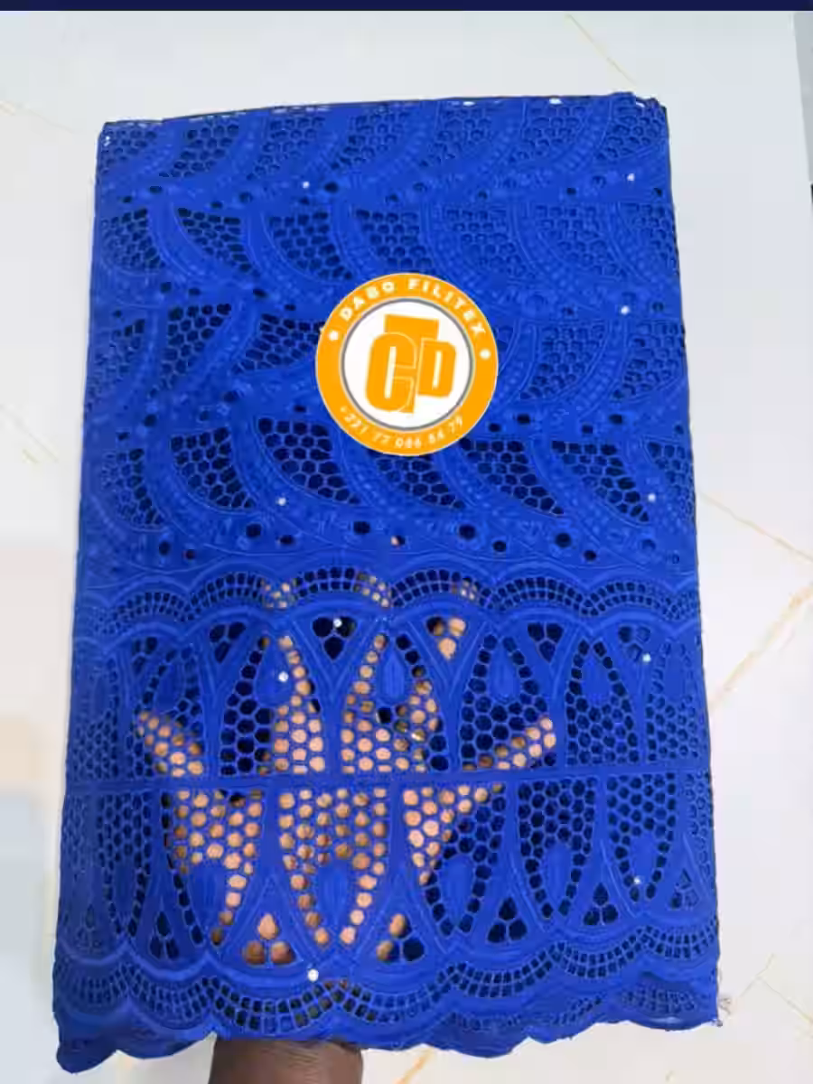 5 yards of premium embroidered fabric