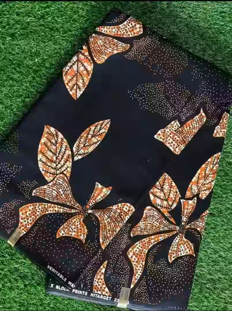Tissu wax a motifs varies — vue 14