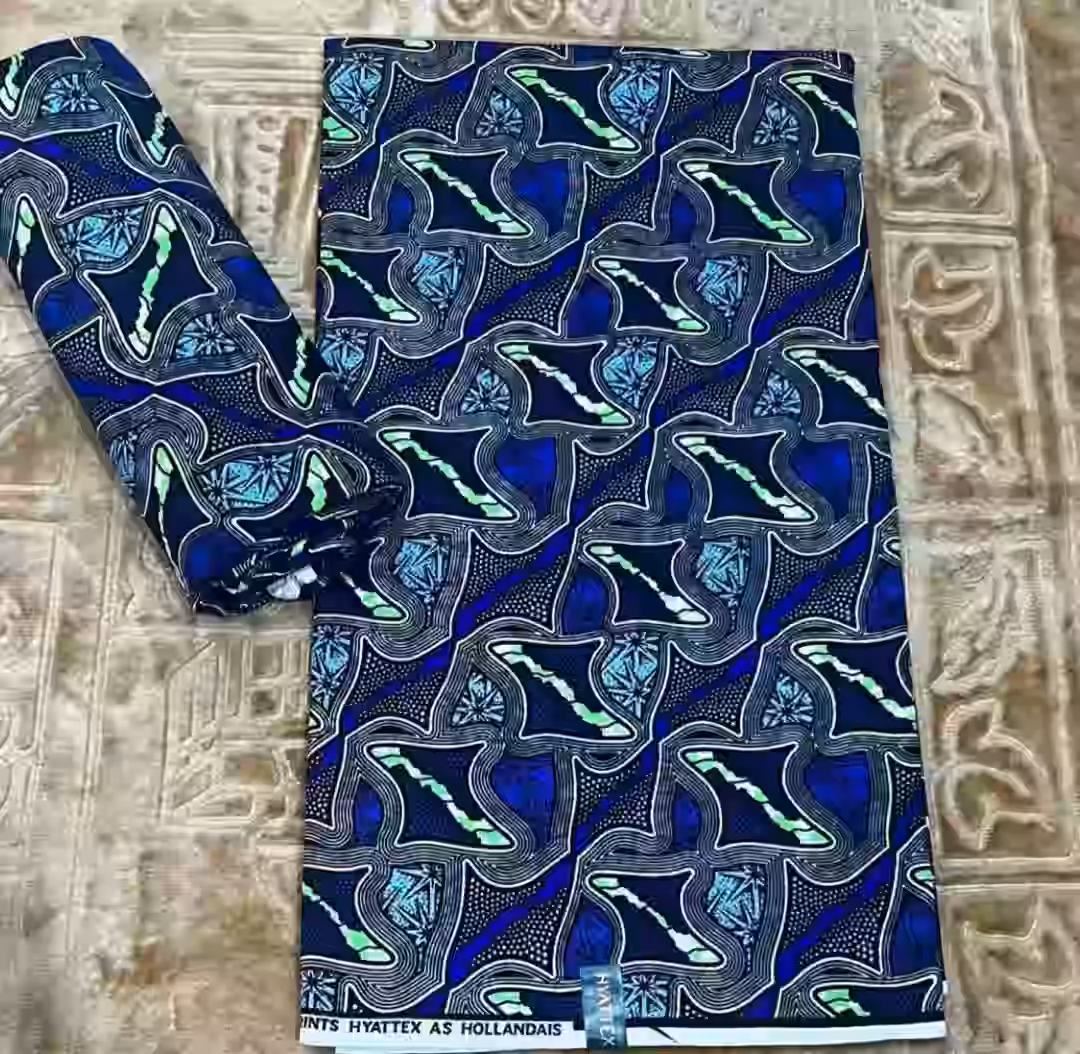 Tissu wax a motifs varies — vue 6