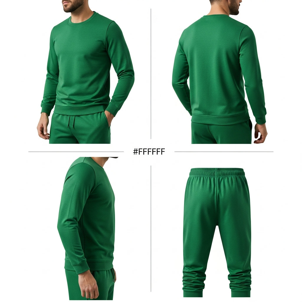Ensemble pour homme 02 Pièces - Vert — vue 4