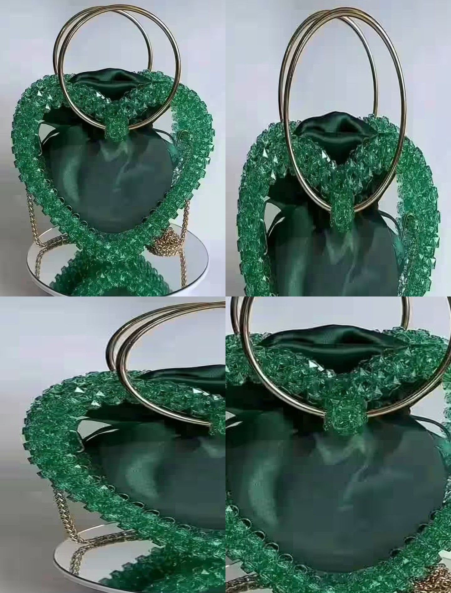 Green Beaded Bag — vue 5