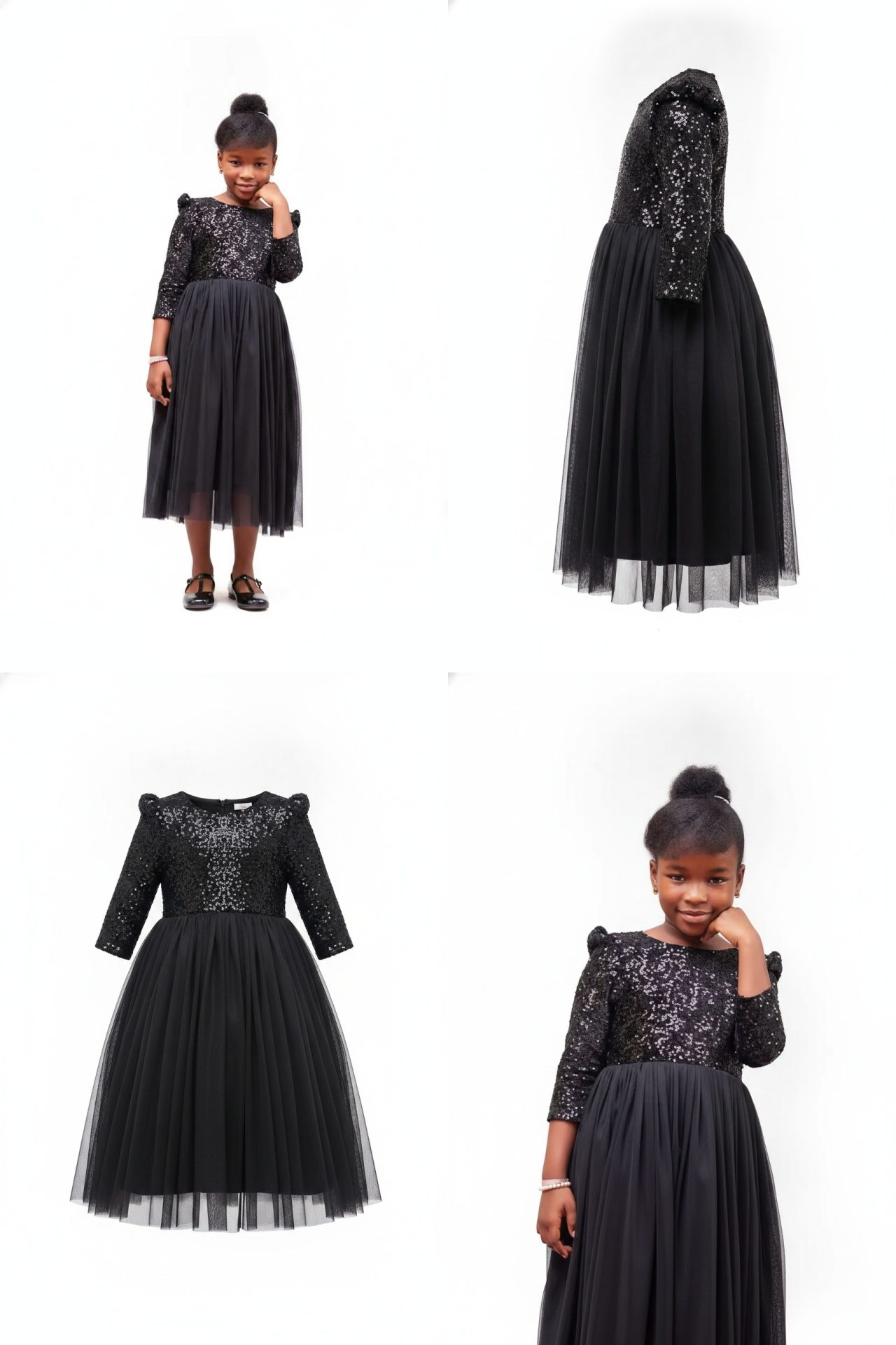 Prestige Sequin and Tulle Dress