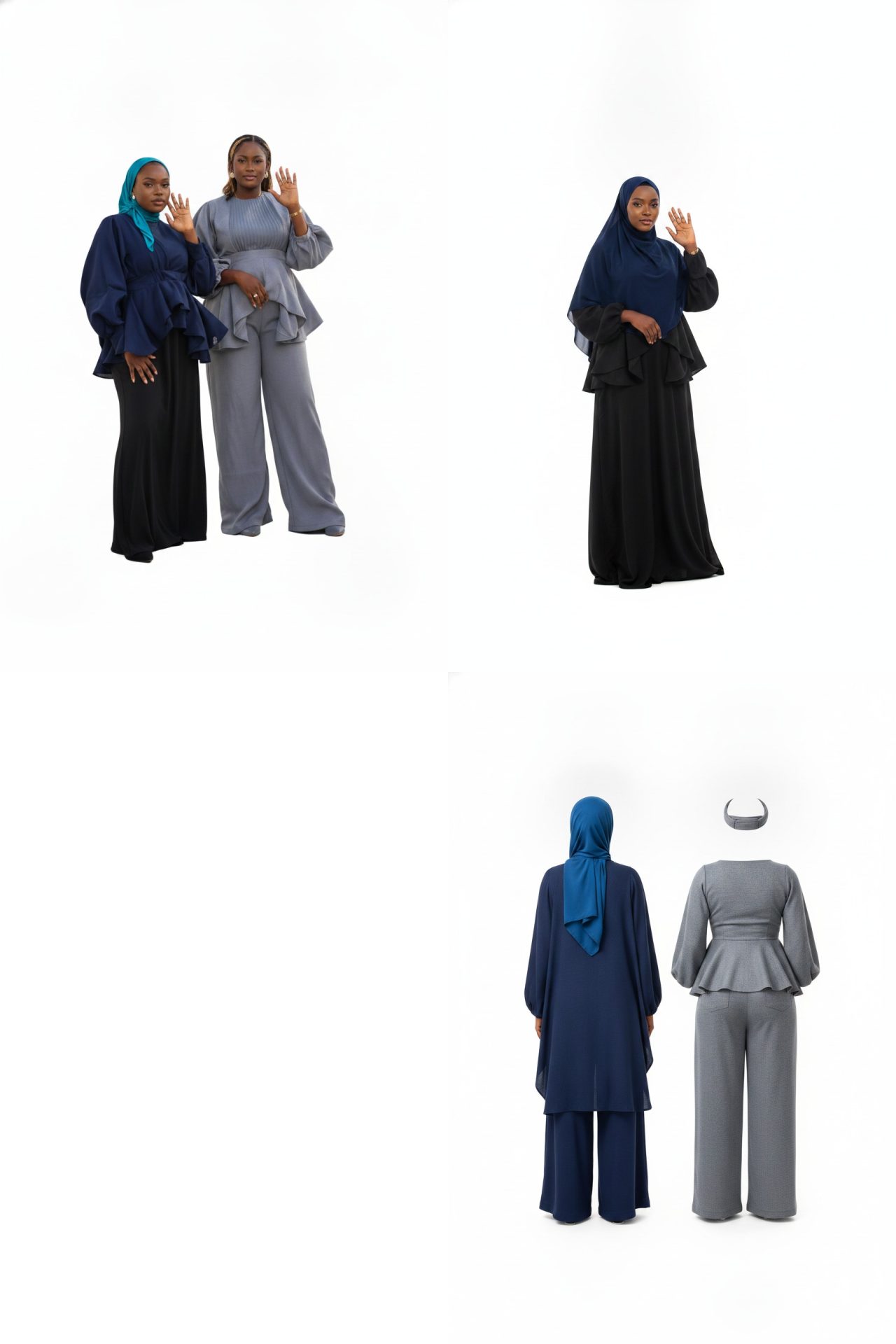 Ensemble DELPHINE Taille Basse