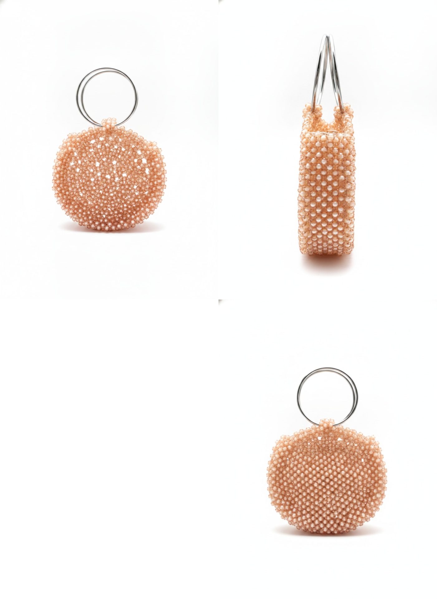 Fuchsia Beaded bag — vue 2
