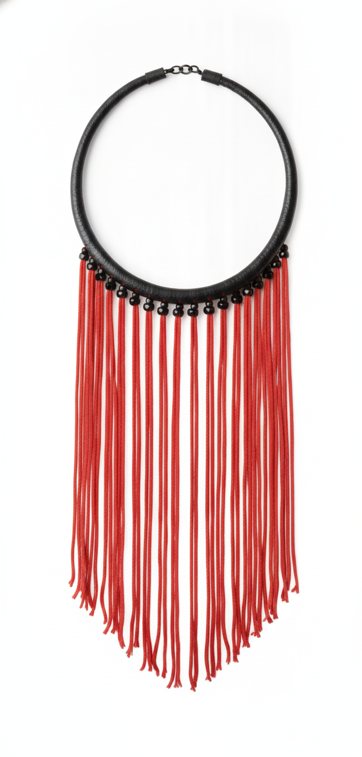 Collier de Perles Multicolores — vue 2