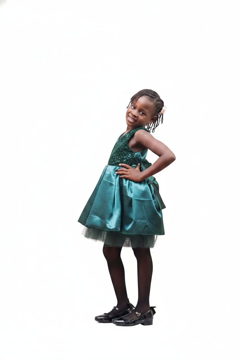 Luxury Silk and Tulle Dress
