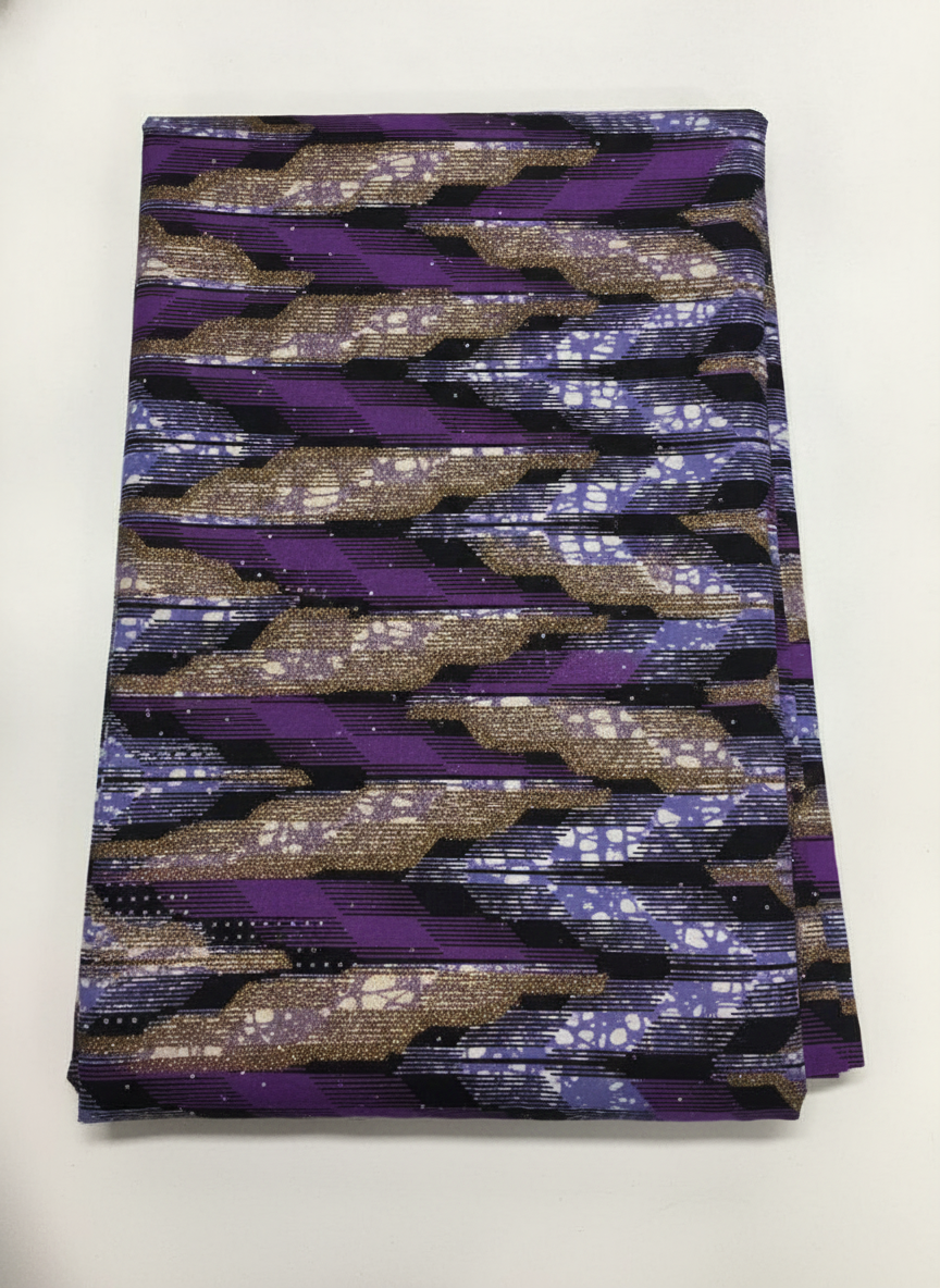 Ankara Super Wax Paillettes avec Pierres