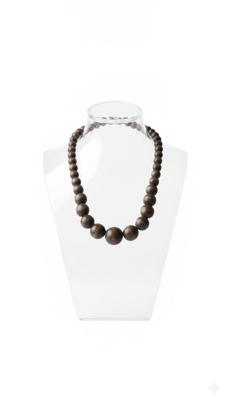 Collier en Bois Artisanal — vue 3