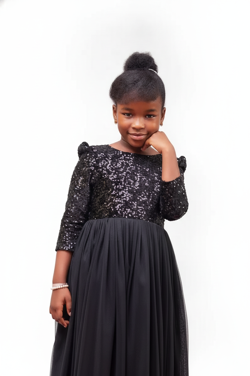 Prestige Sequin and Tulle Dress — vue 3