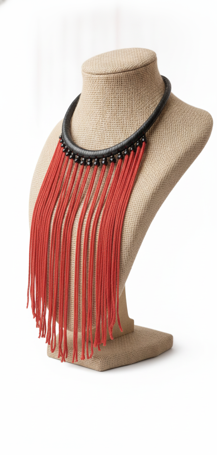 Collier de Perles Multicolores — vue 5