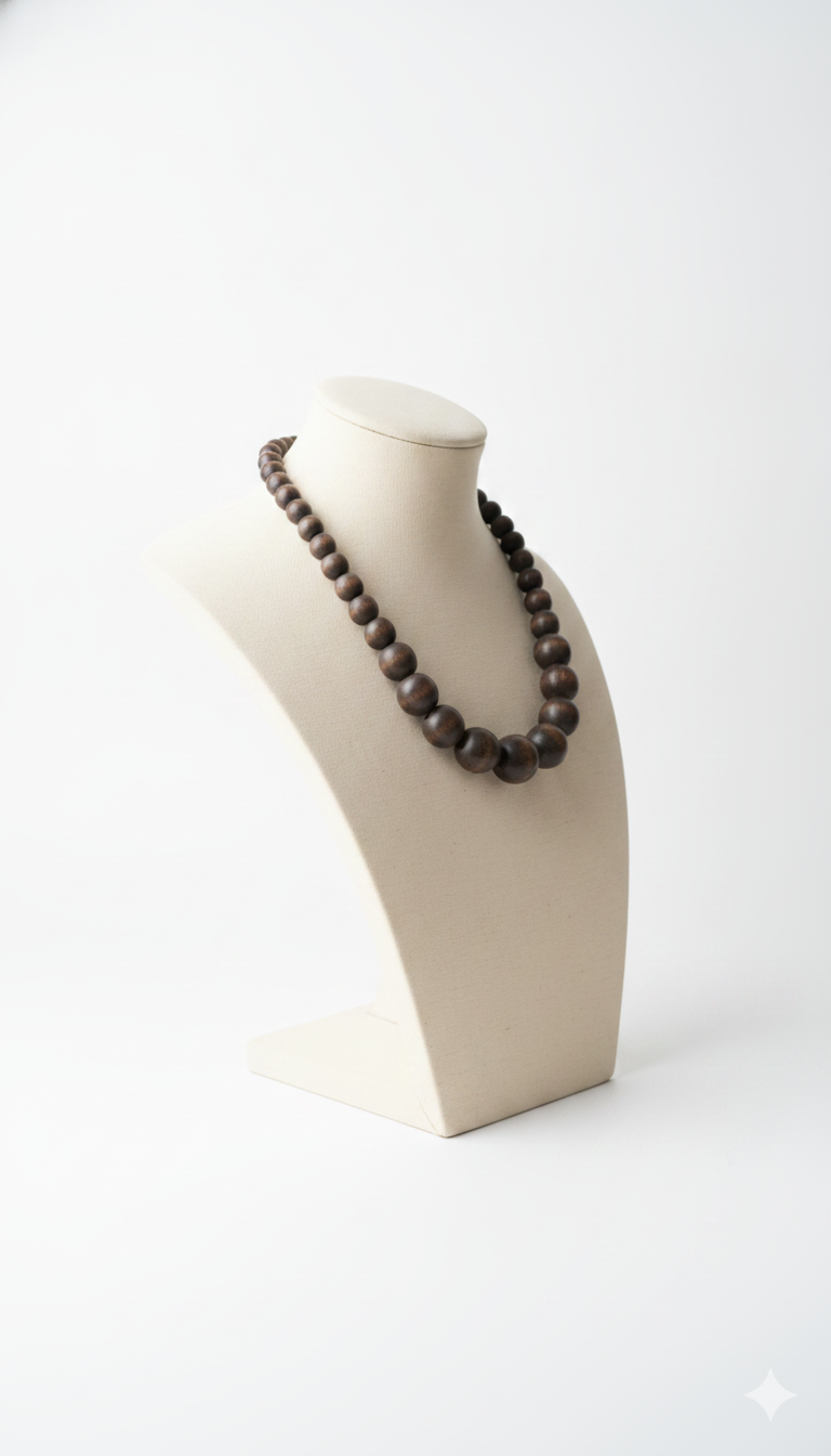 Collier en Bois Artisanal — vue 5