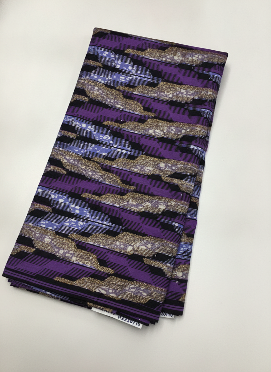 Ankara Super Wax Paillettes avec Pierres — vue 3