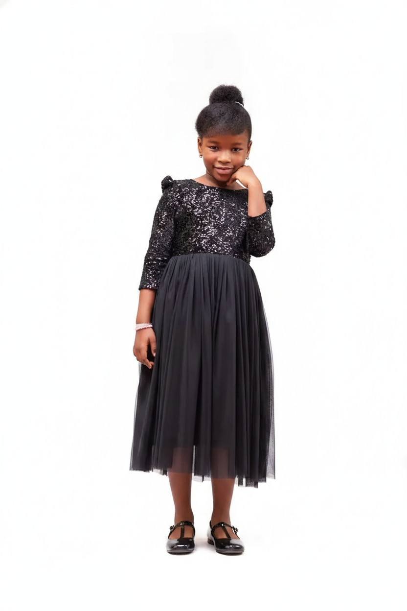 Prestige Sequin and Tulle Dress — vue 4