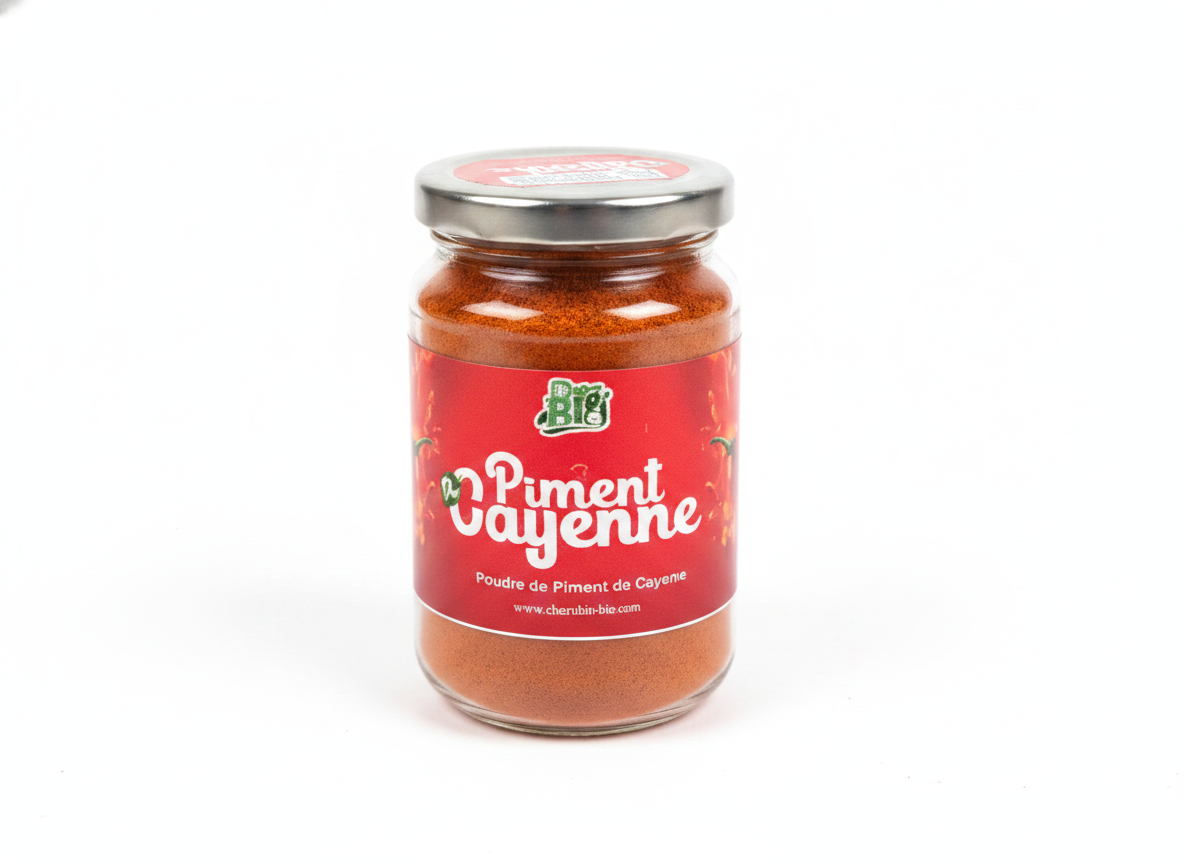 Poudre de piment biologique