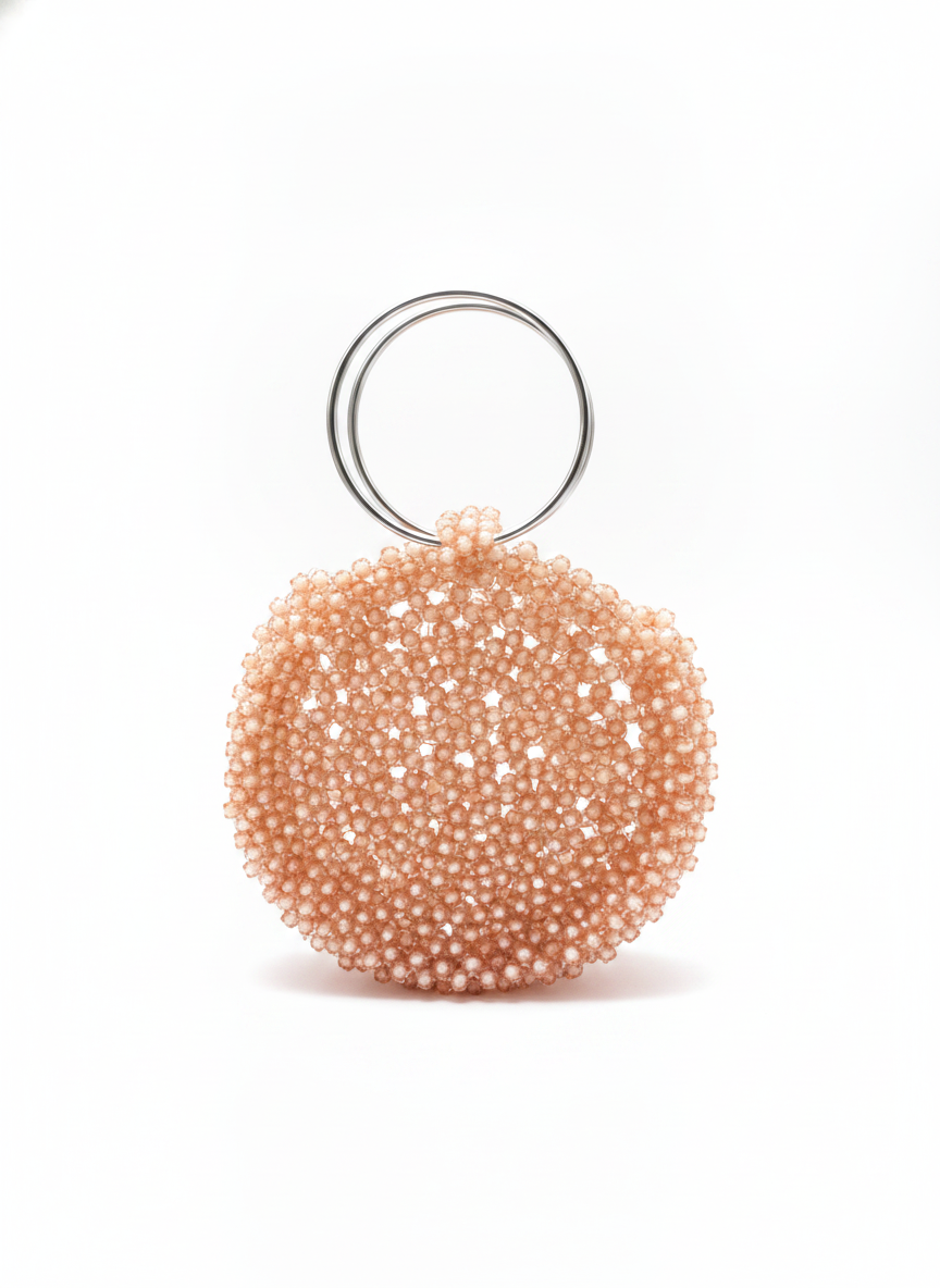 Fuchsia Beaded bag — vue 4