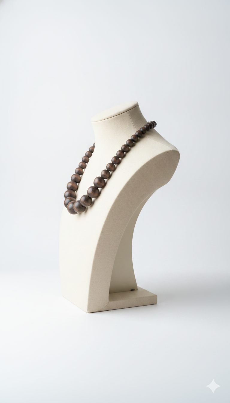 Collier en Bois Artisanal — vue 7