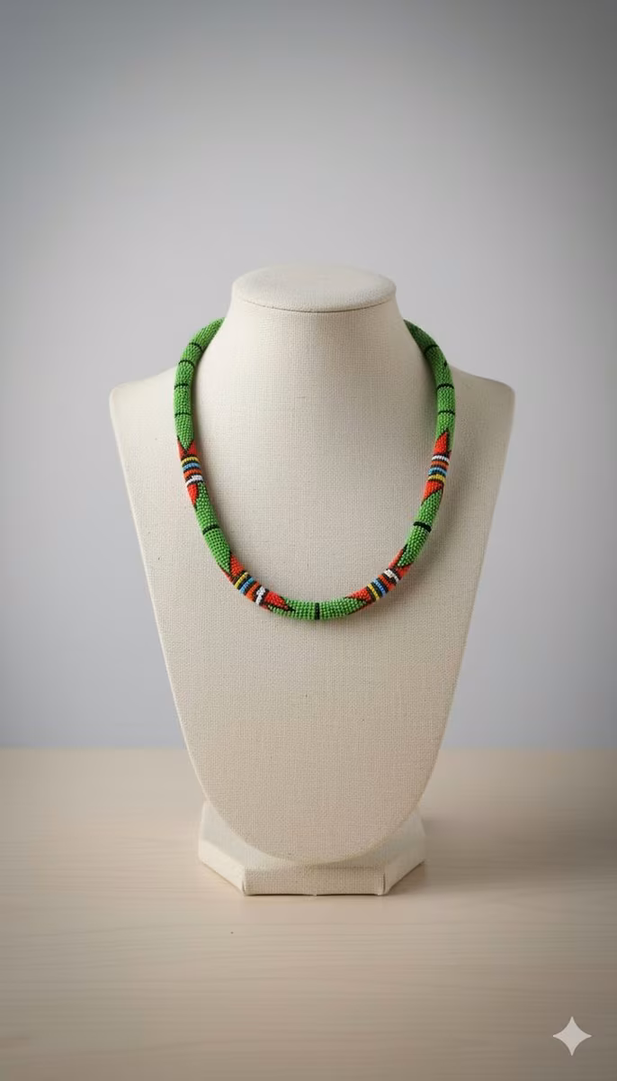 Collier de perles simple