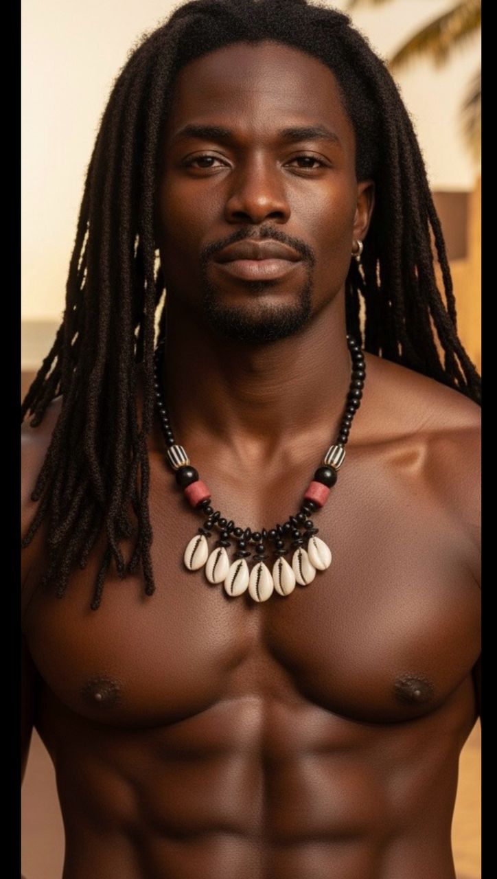 Collier Artisanal Perles Noires et Coquillages Cauris