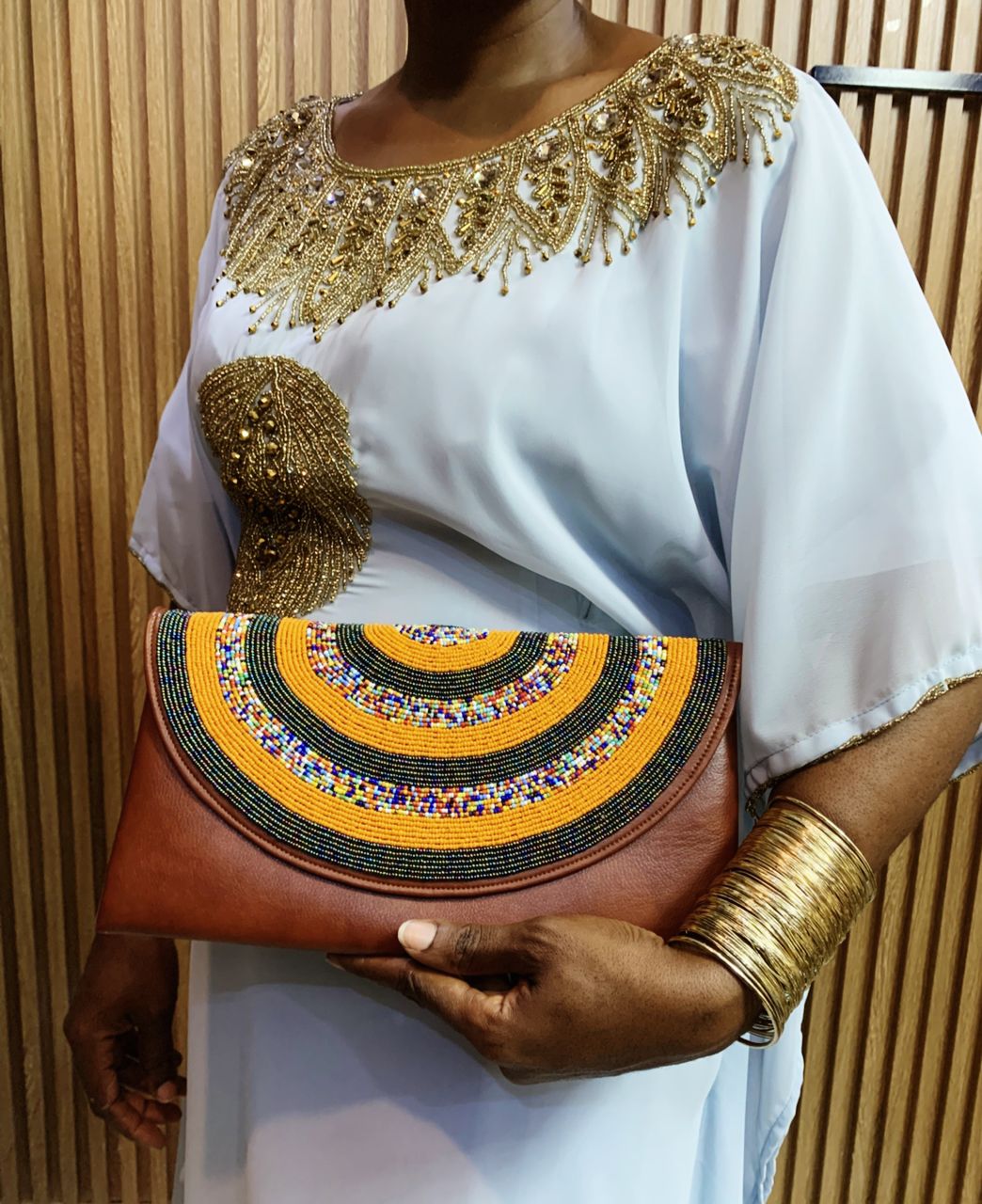 POCHETTE SUPER PREMIUM — Gris Perles Multicolores