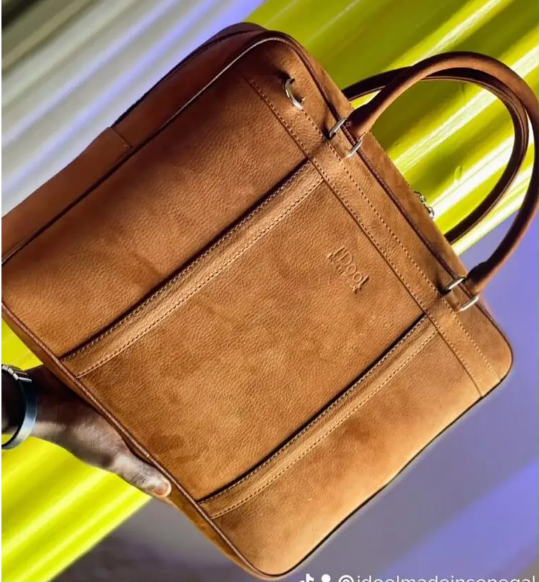 Tan Laptop Bag