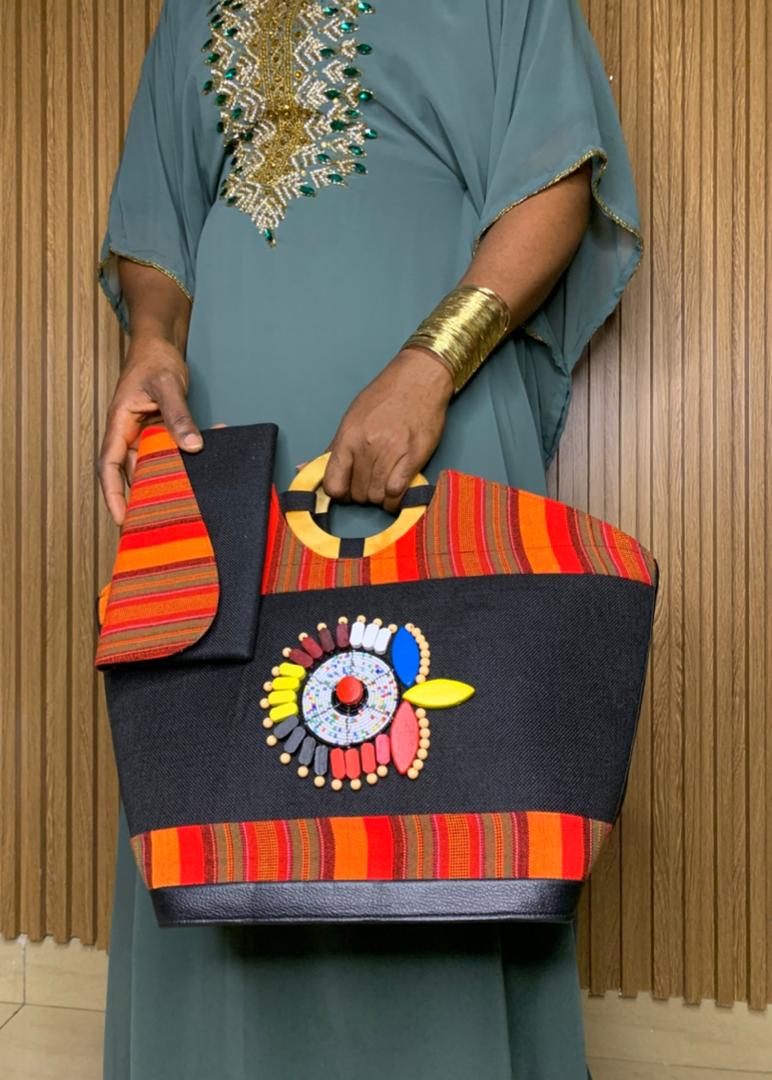 SAC+POCHETTE VIP — Nuit Kente Soleil