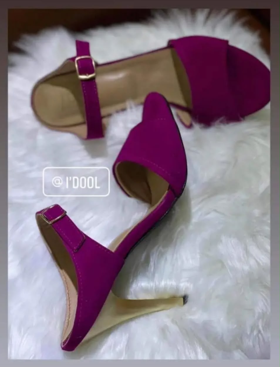 Women's Heeled Sandals — Purple