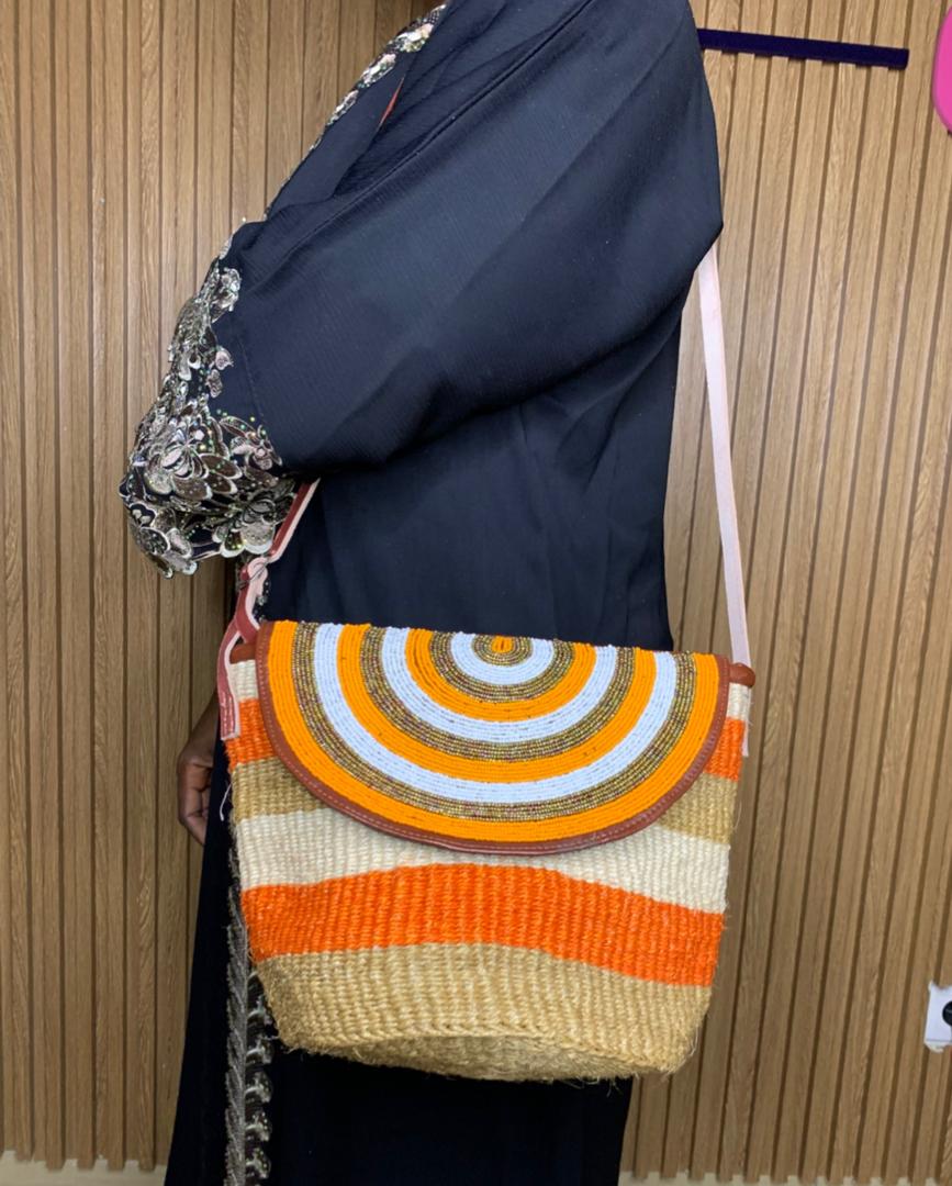 VIP ORIGINAL BAG — Orange Zébré Cercle