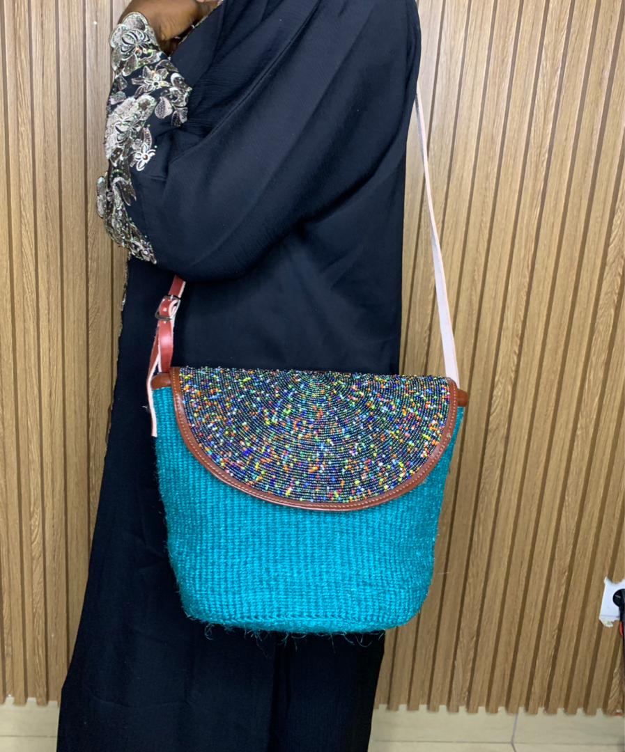 VIP ORIGINAL BAG — Turquoise Perles Multicolores
