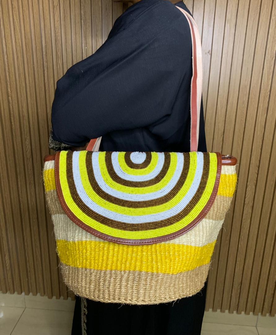 VIP ORIGINAL BAG XL — Citron Cercle Rayé