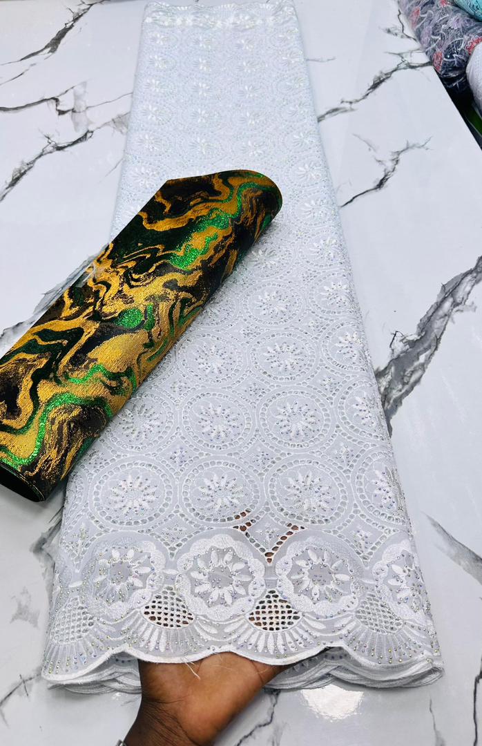 Swiss Voil Lace — Design 12